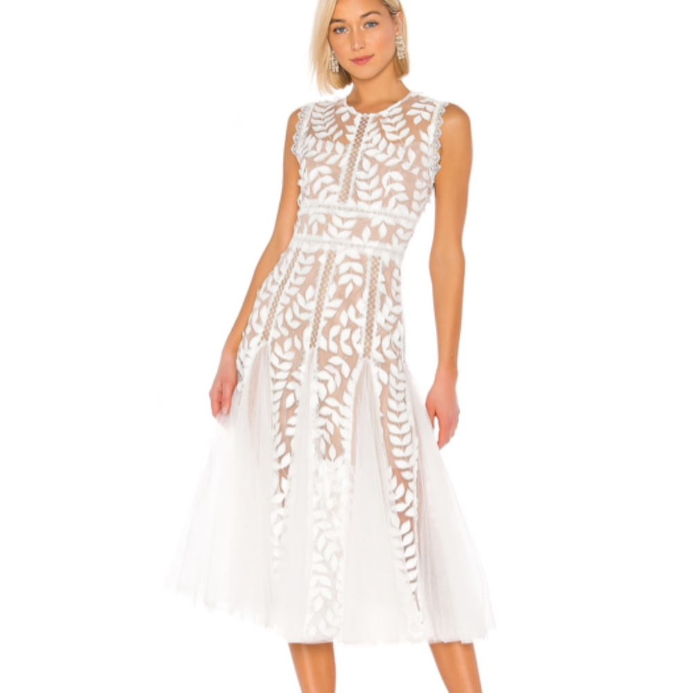 White Midi Dress